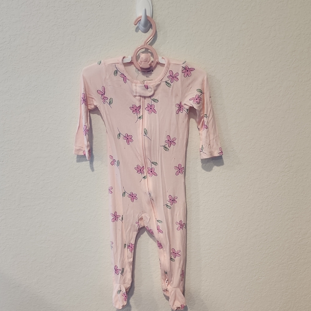 Carter's Pink Floral Footies